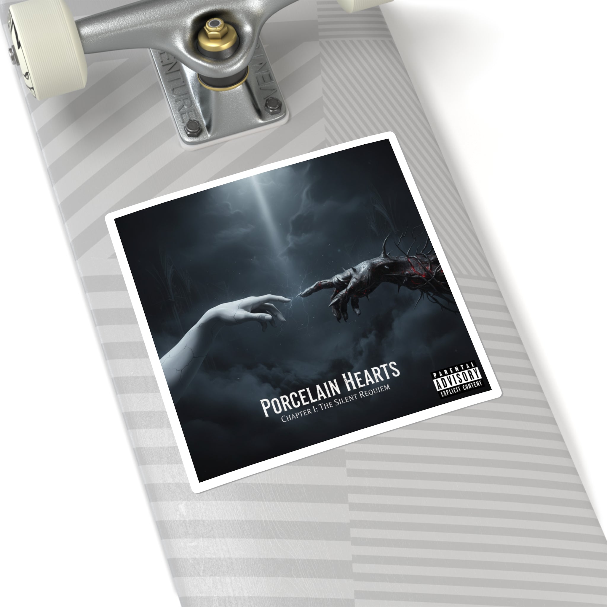 PORCELAIN HEARTS Album Art Sticker - Chapter I: The Silent Requiem