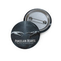 PORCELAIN HEARTS Button Pin - Chapter I: The Silent Requiem
