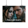 PORCELAIN HEARTS Poster - Moody Couple Portrait Rolled Art Print